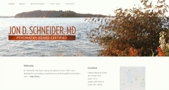 Desktop Screenshot of jdschneidermd.com