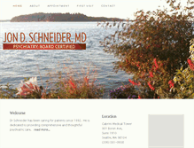 Tablet Screenshot of jdschneidermd.com